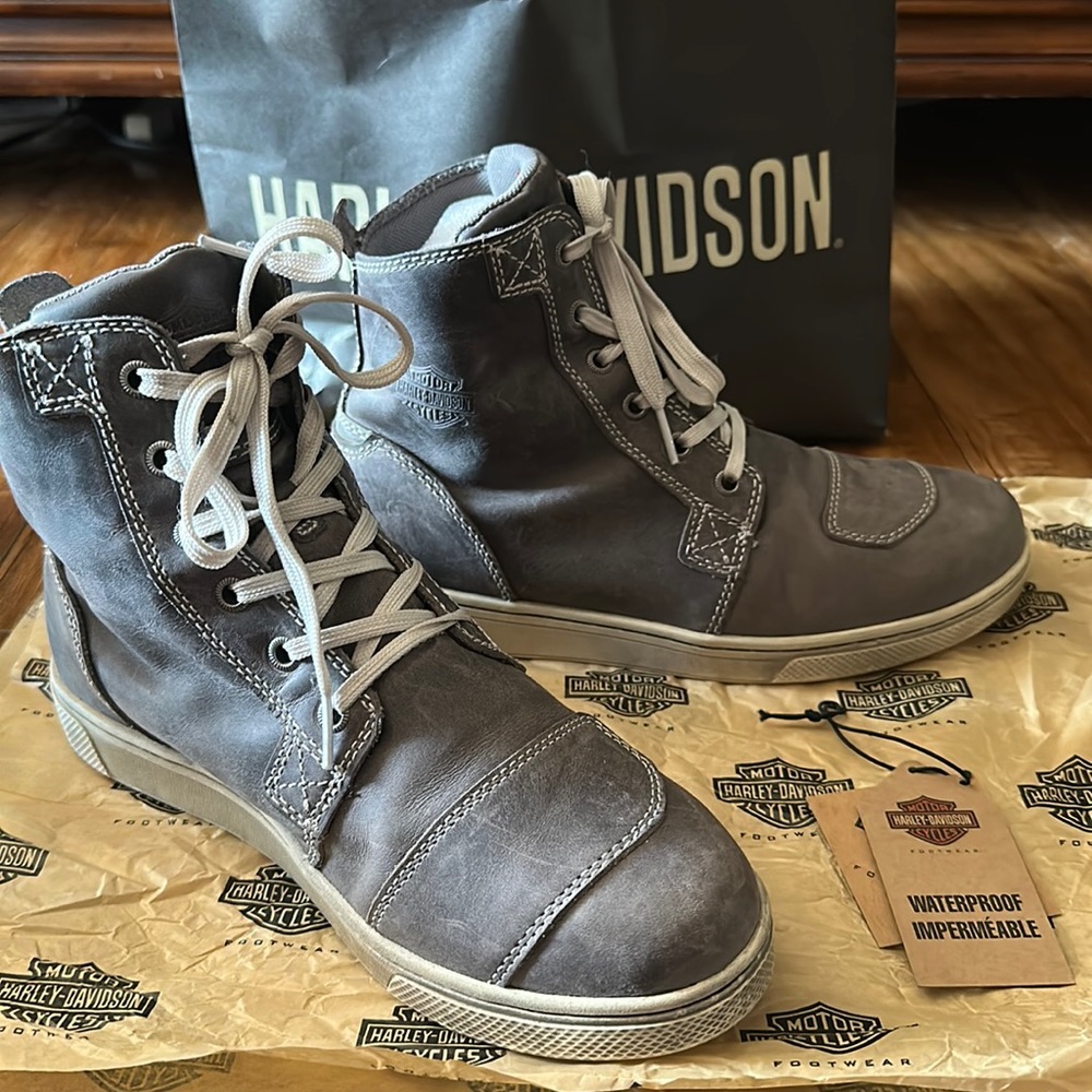 Harley Davidson Kearns Riding Sneakers Waterproof Size 8